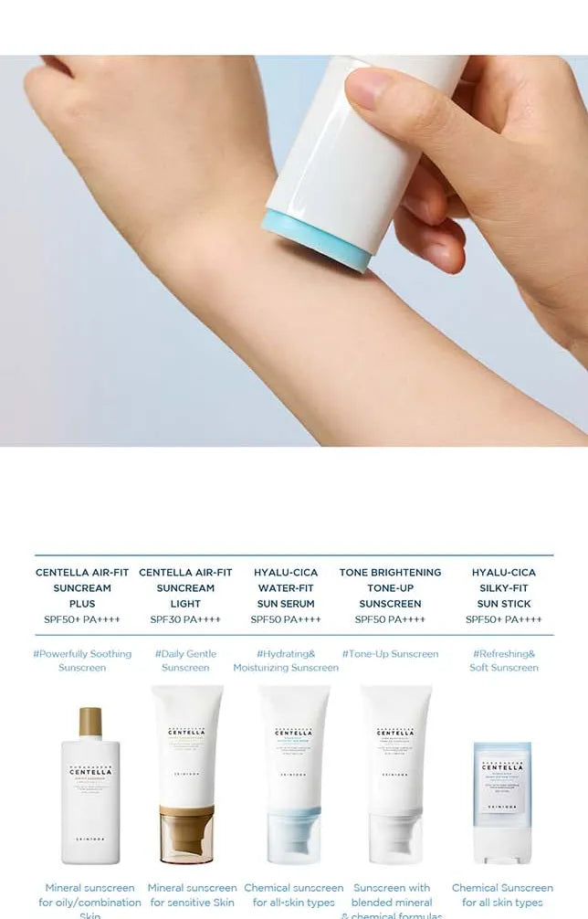 SKIN1004 Madagascar Centella Hyalu-Cica Silky-Fit Sun Stick 20g