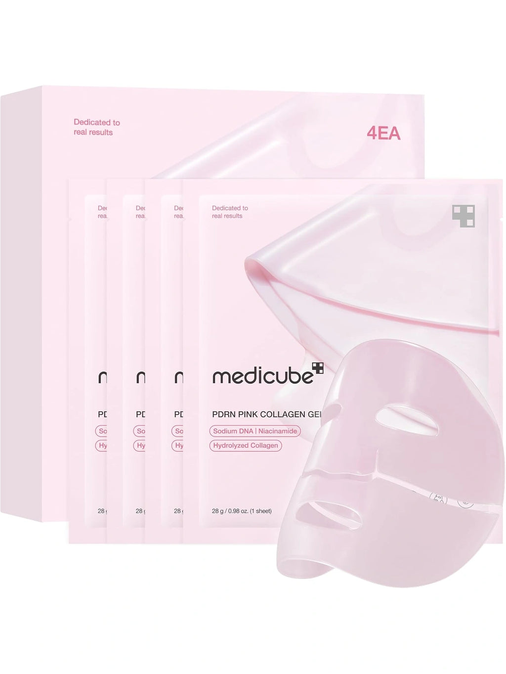 MEDICUBE PDRN PINK COLLAGEN GEL MASK (4ea)