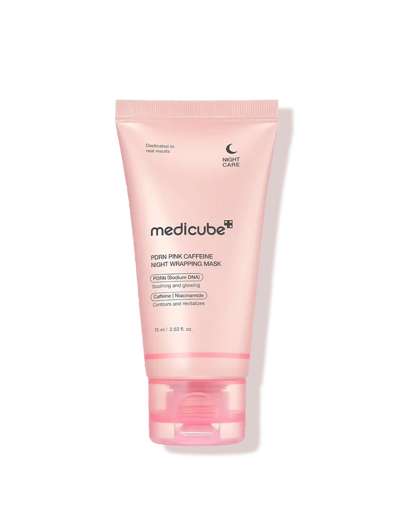 MEDICUBE PDRN PINK CAFFEINE NIGHT WRAPPING MASK 75ml