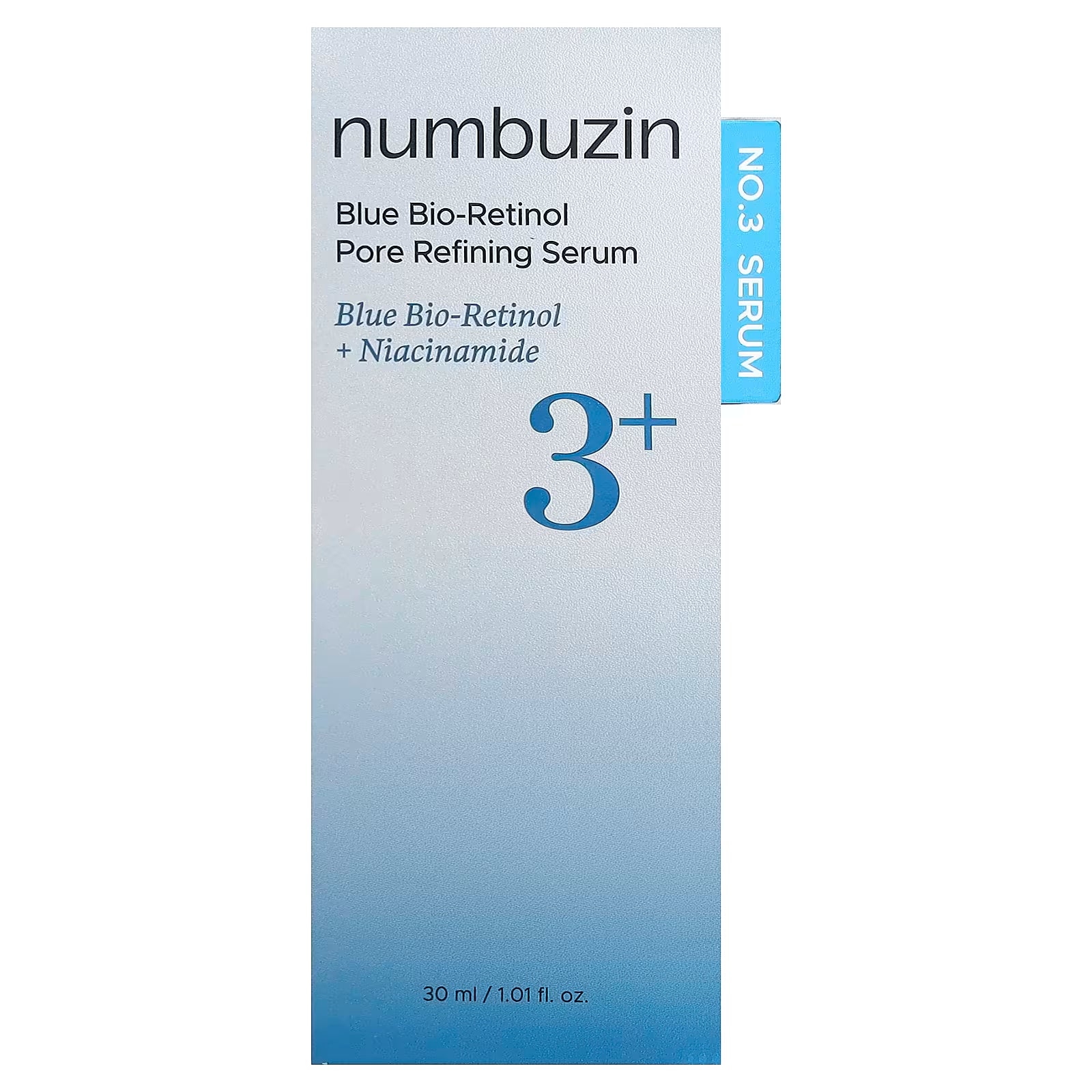 NUMBUZIN No.3 Blue Bio-Retinol Pore Refining Serum 30ml