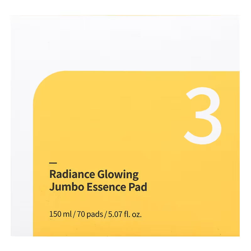 NUMBUZIN No.3 Radiance Glowing Jumbo Essence Pad (70ea)