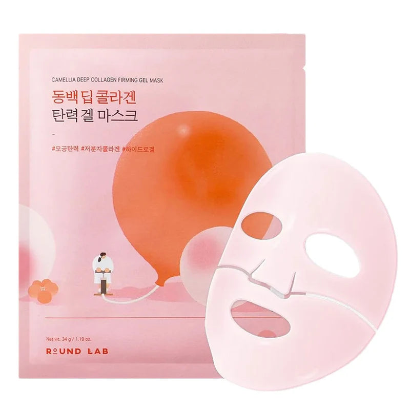 ROUND LAB CAMELLIA DEEP COLLAGEN FIRMING GEL MASK (4EA)