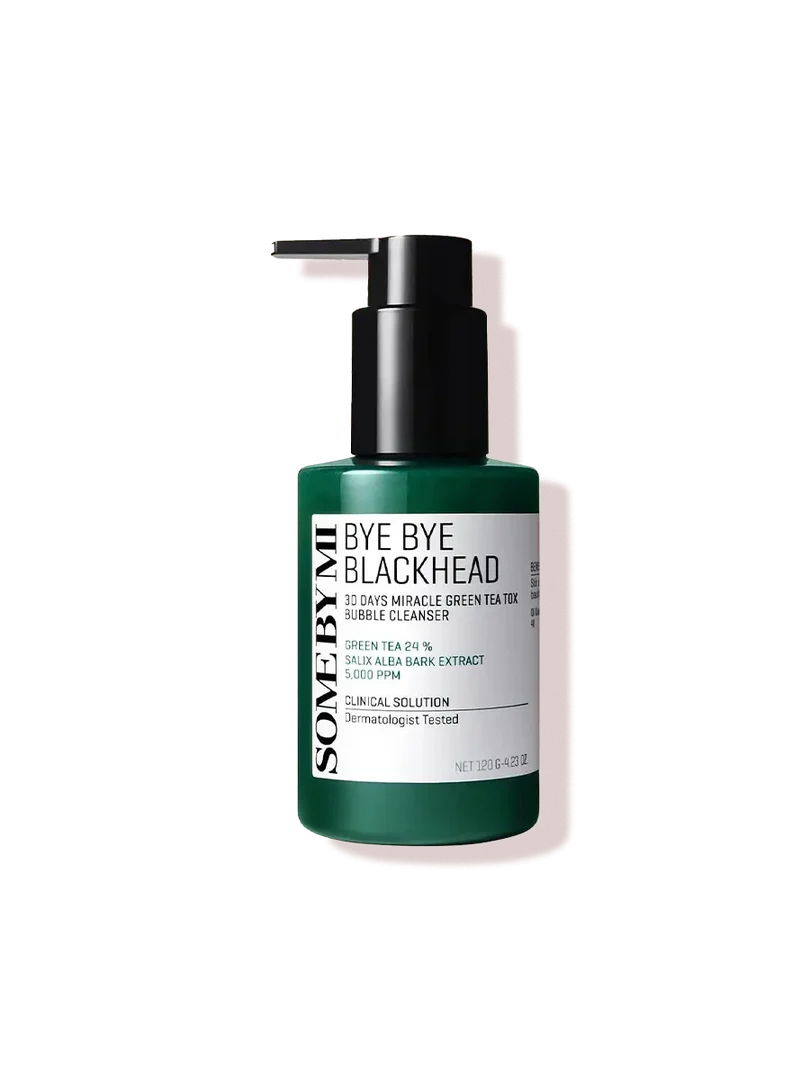 SOME BY MI Bye Bye Blackhead 30 Days Miracle Green Tea Tox Bubble Cleanser