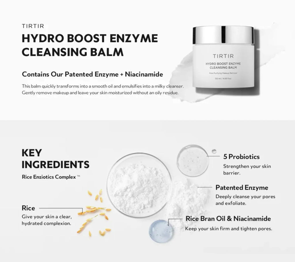 TIRTIR HYDRO BOOST ENZYME CLEANSING BALM 50ml