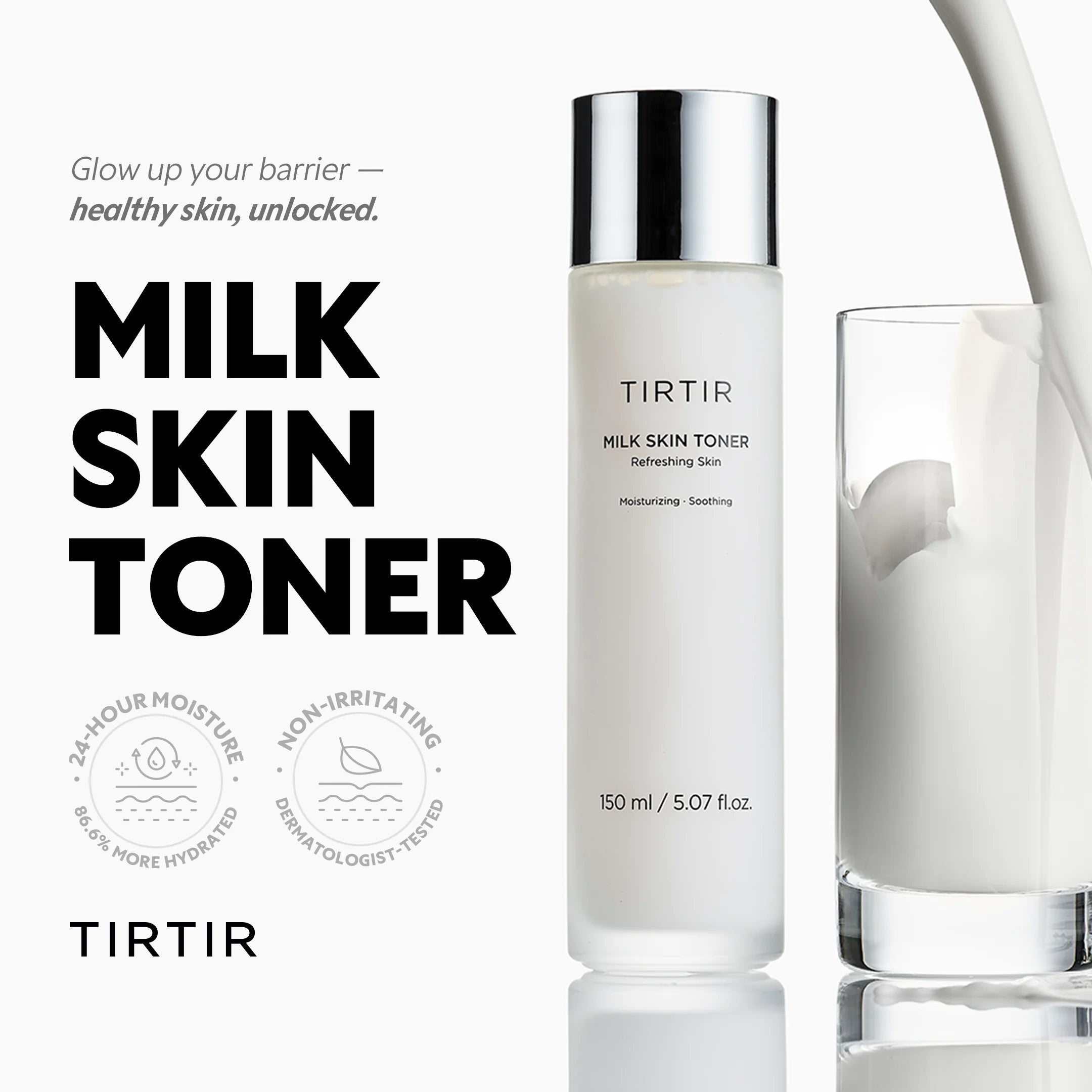 TIRTIR MILK SKIN TONER LIGHT 150ML