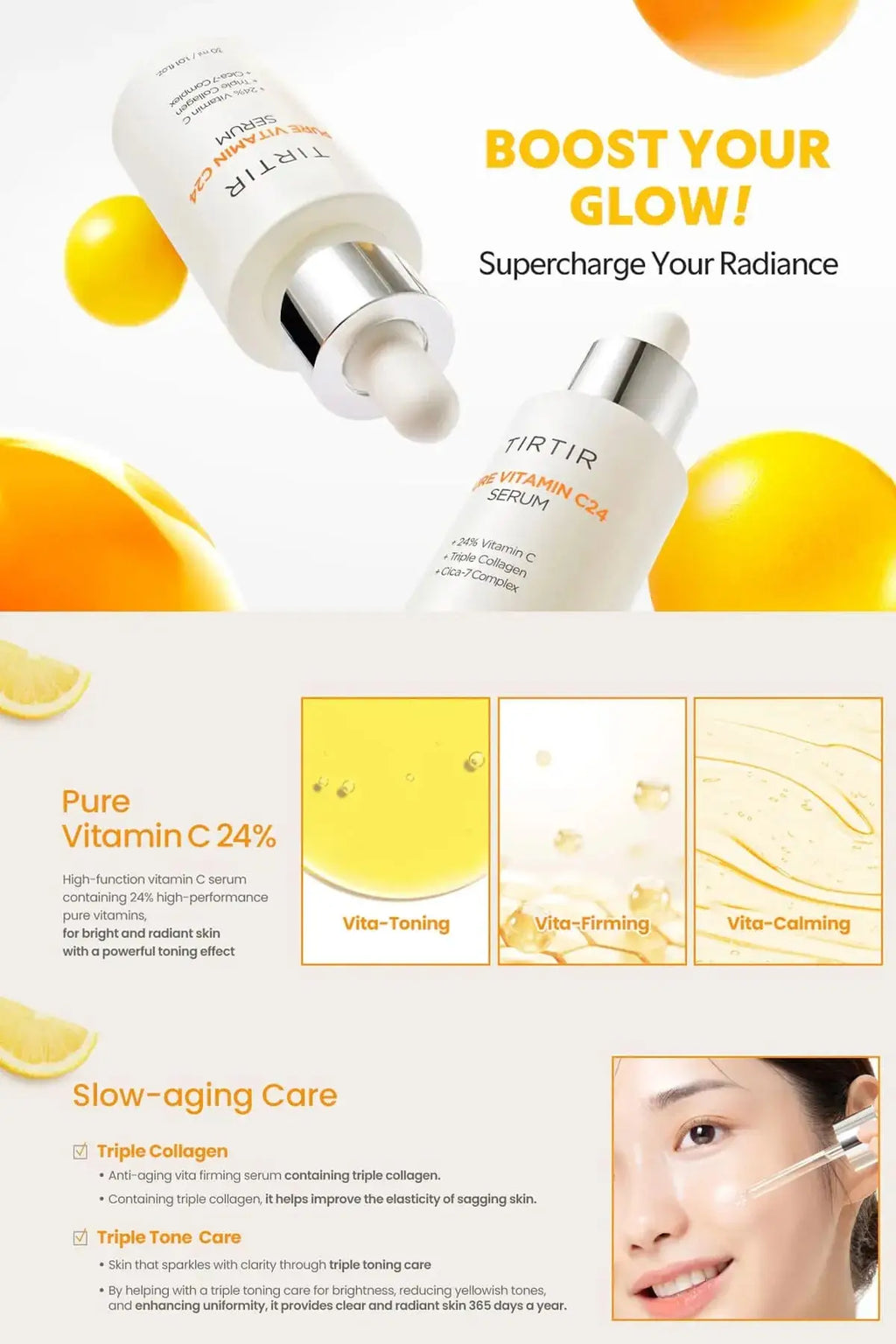 TIRTIR Pure Vitamin C 24% Serum 30ml