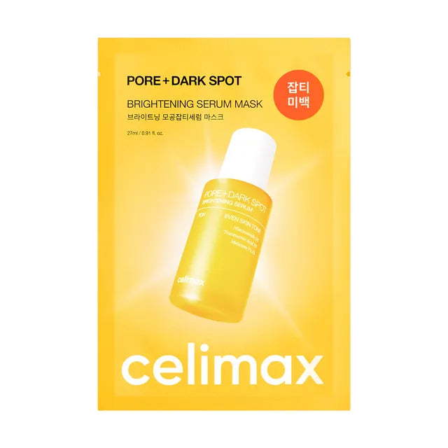 celimax PORE+DARK SPOT BRIGHTENING SERUM MASK_10ea