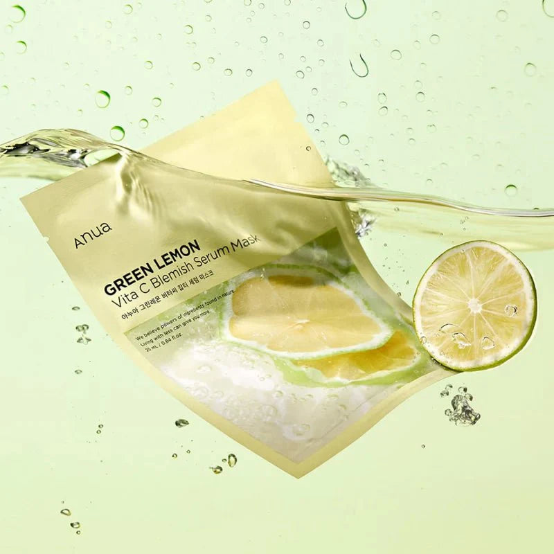ANUA Green Lemon Vita C Blemish Serum Mask (10PCS)