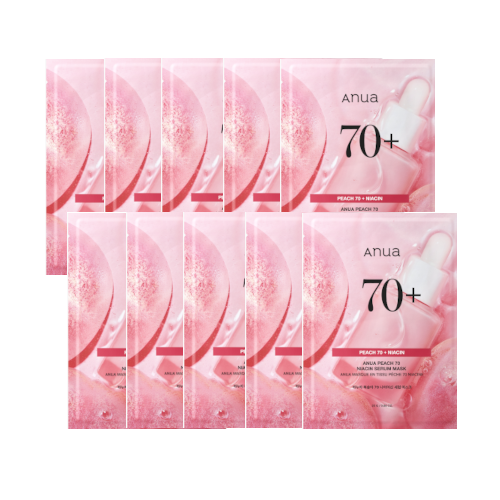 ANUA PEACH 70 NIACIN SERUM MASK (10ea)