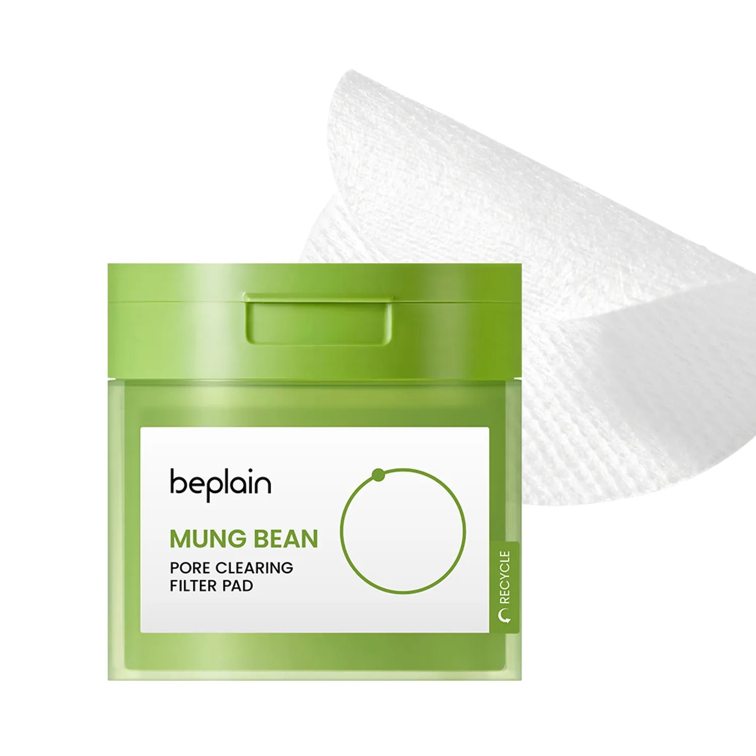 BEPLAIN MUNG BEAN PORE CLEARING FILTER PAD (70 Pads) 180ml