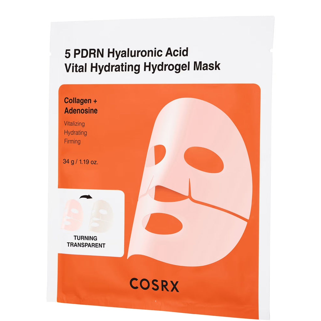 5 PDRN Hyaluronic Acid Vital Hydrating Hydrogel Mask 3ea