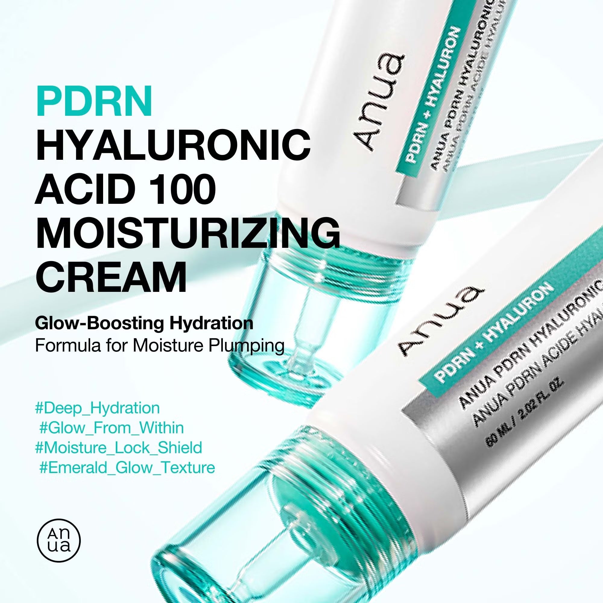 ANUA PDRN HYALURONIC ACID 100 MOISTURE CREAM 60ml