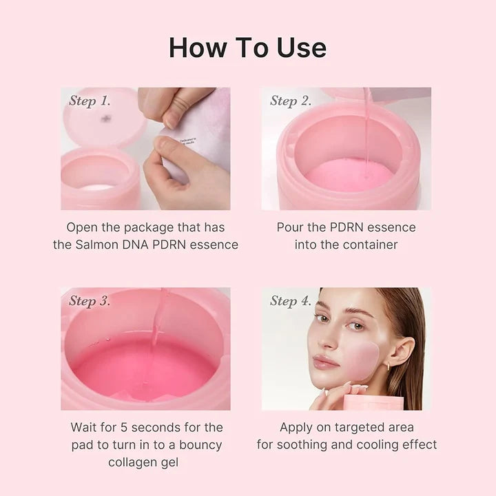 MEDICUBE PDRN PINK COLLAGEN TONING GEL TONER PAD 70ea