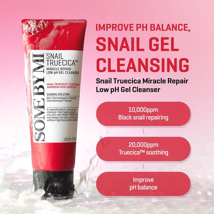 SOME BY MI Snail Truecica Miracle Repair Low Ph Gel Cleanser