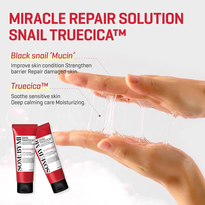 SOME BY MI Snail Truecica Miracle Repair Low Ph Gel Cleanser