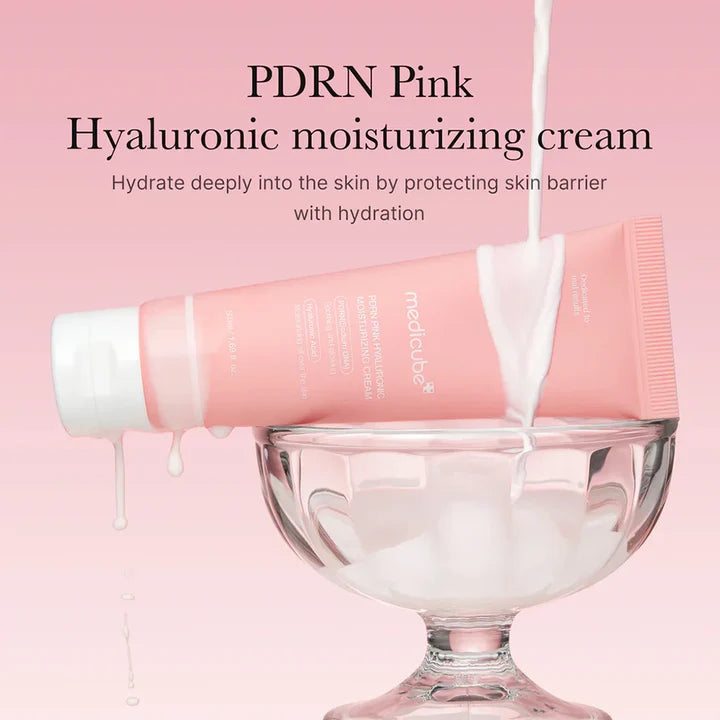 MEDICUBE PDRN PINK HYALURONIC MOISTURIZING CREAM 50ML