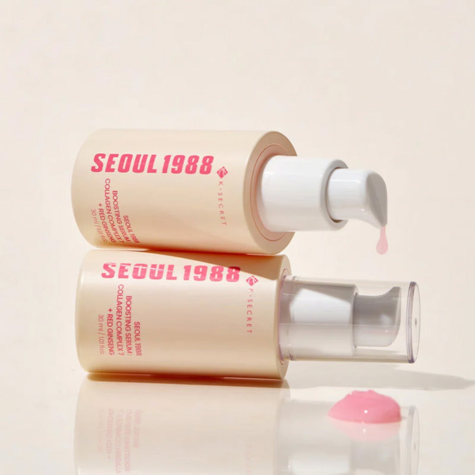 K-Secret Seoul 1988 Boosting Serum : Collagen Complex 7 + Red Ginseng 30ml