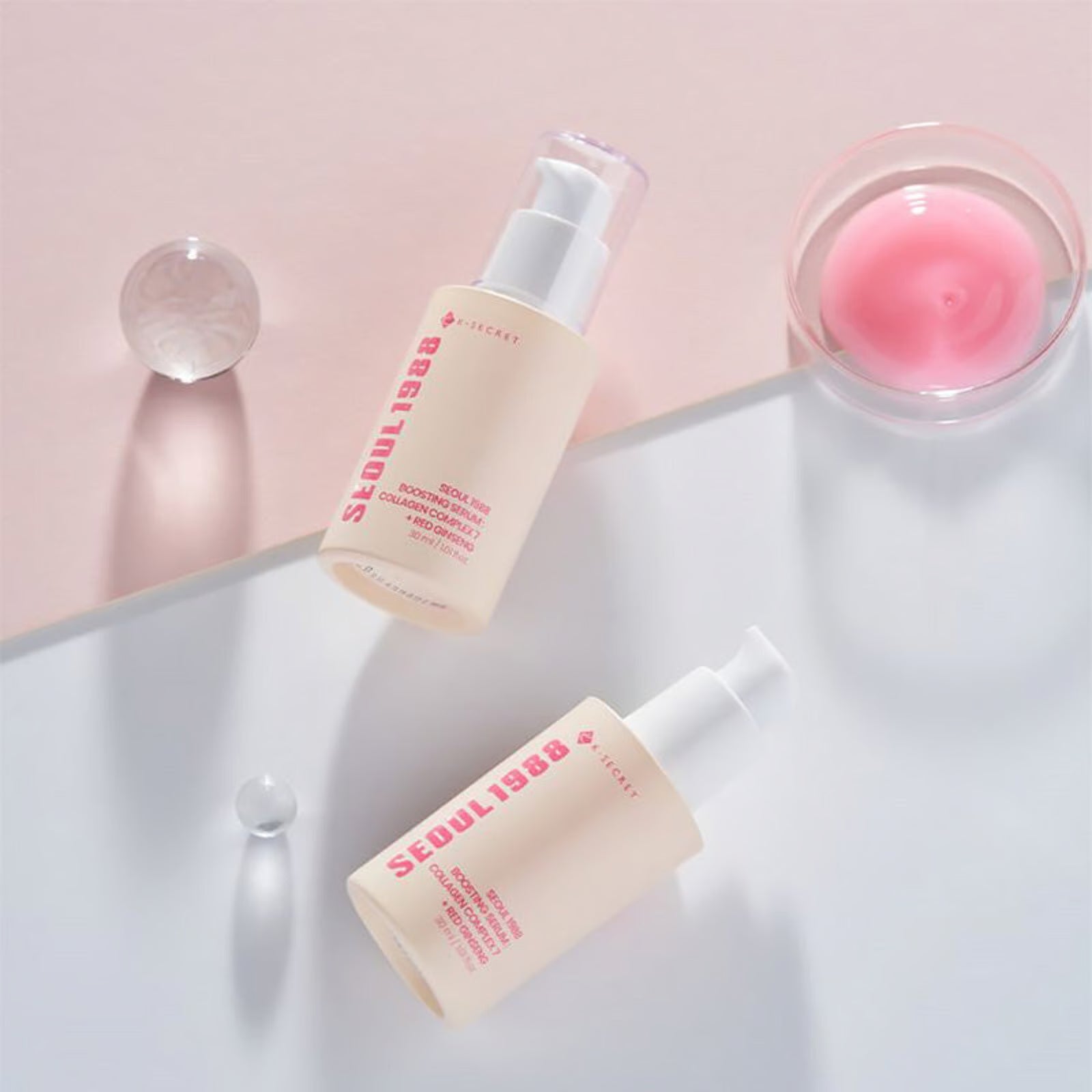 K-Secret Seoul 1988 Boosting Serum : Collagen Complex 7 + Red Ginseng 30ml