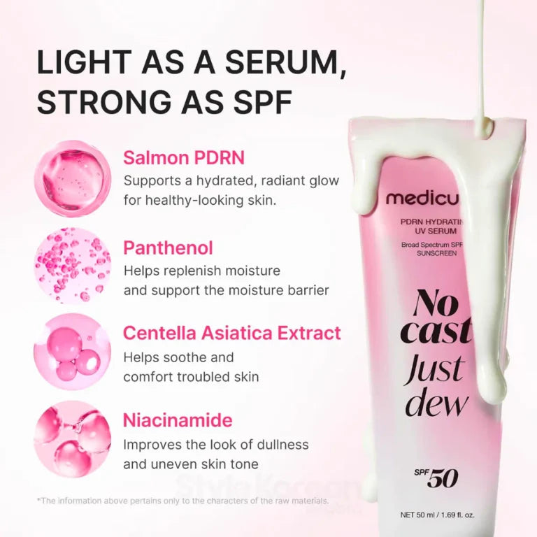 MEDICUBE PDRN HYDRATING UV SERUM 50ml