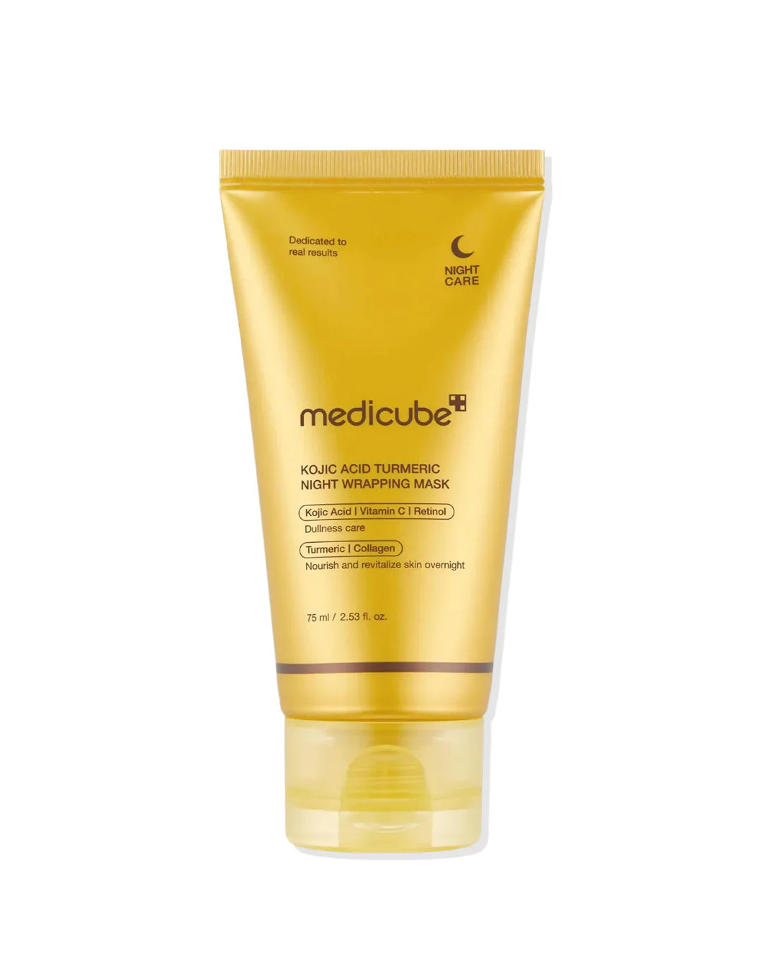 MEDICUBE KOJIC ACID TURMERIC NIGHT WRAPPING MASK 75ML