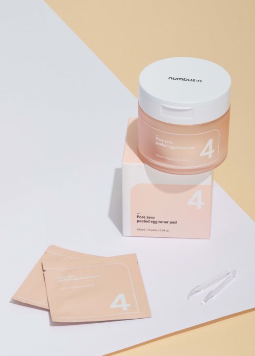 NUMBUZIN No.4 Pore Zero Peeled Egg Toner Pad (70ea)