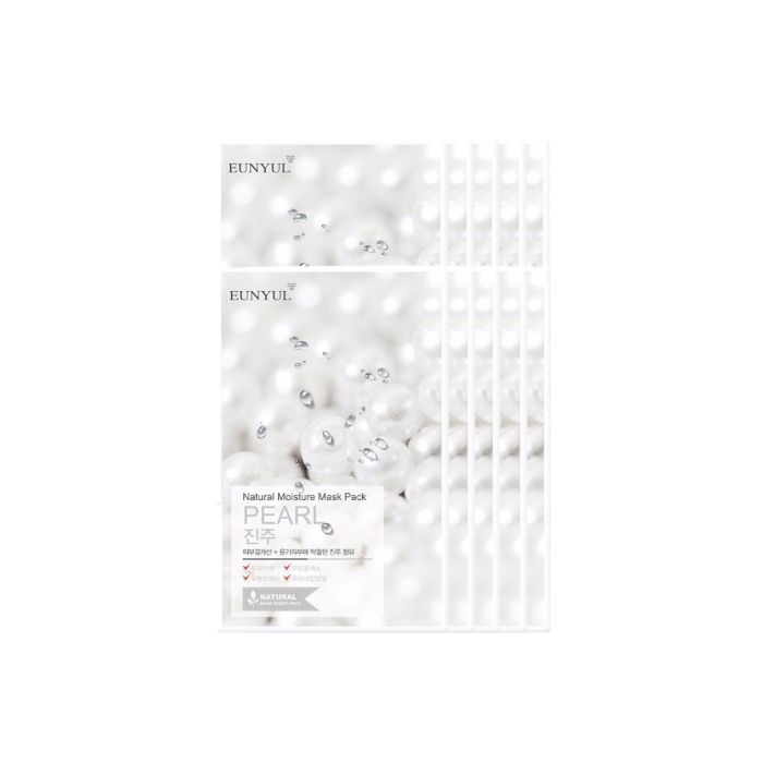 [BUY 10 GET 10 FREE] EUNYUL Natural Moisture Mask Pack Pearl