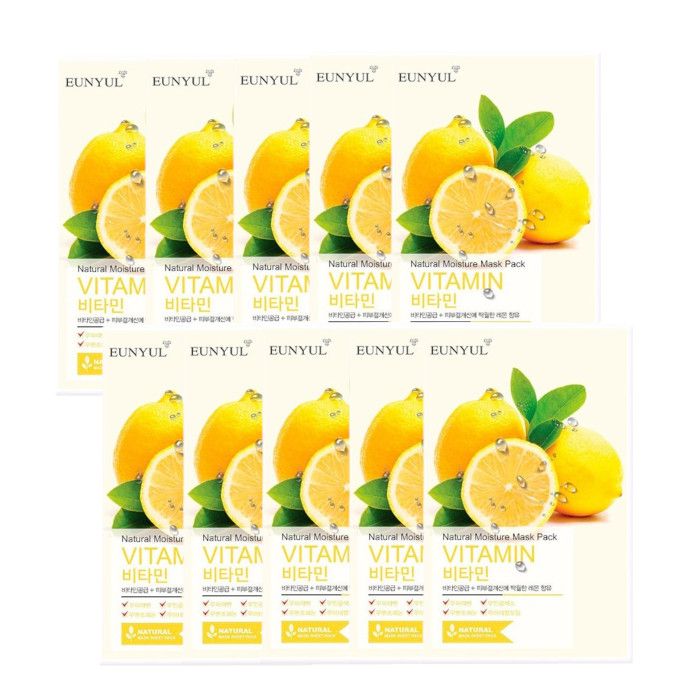[BUY 10 GET 10 FREE] EUNYUL Natural Moisture Mask Pack Vitamin