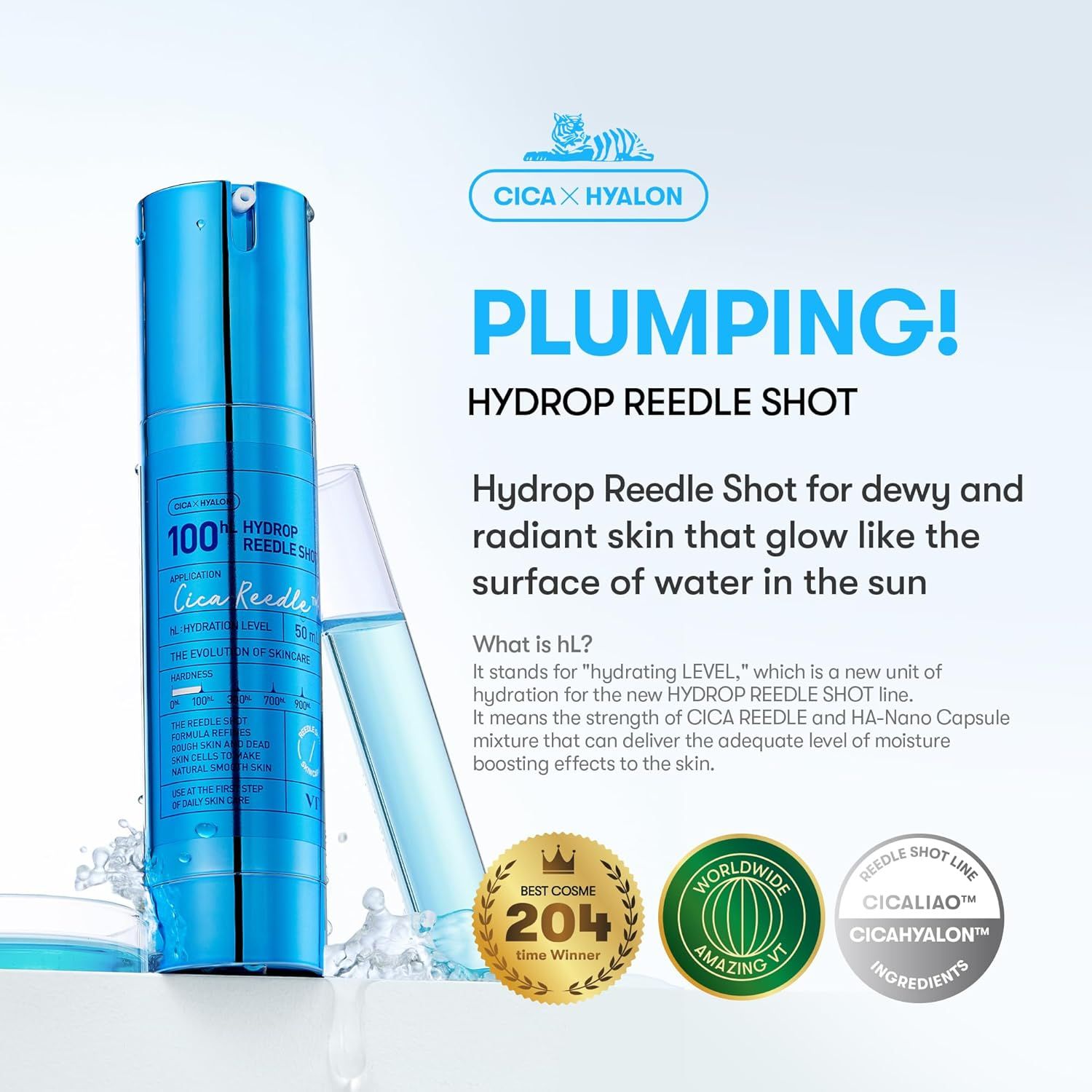 VT COSMETICS HYDROP REEDLE SHOT 300mL