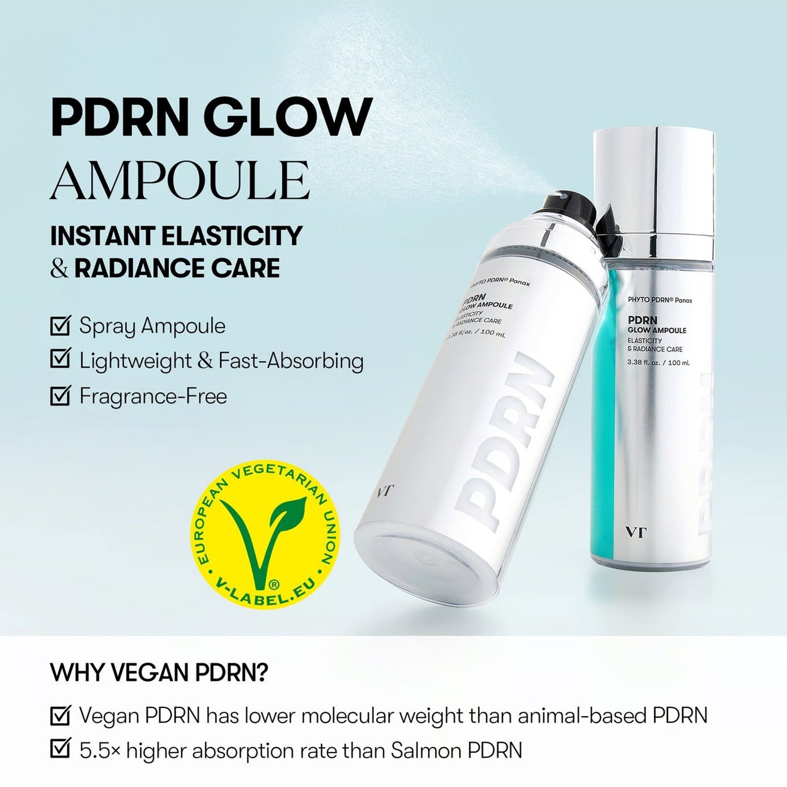VT PDRN Reedle Glow Ampoule 100ML